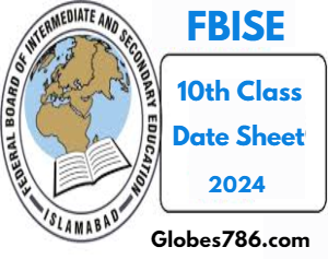 10th Class Date Sheet 2025 BISE Federal Board
