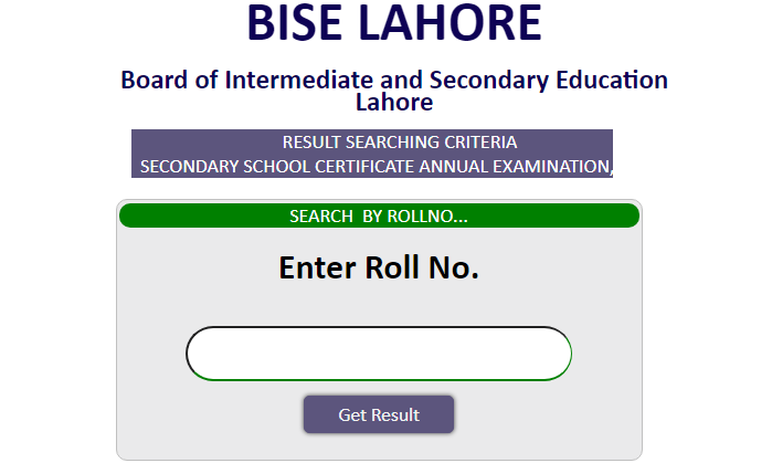 11th Class 1st Year Result 2024 BISE Lahore Board